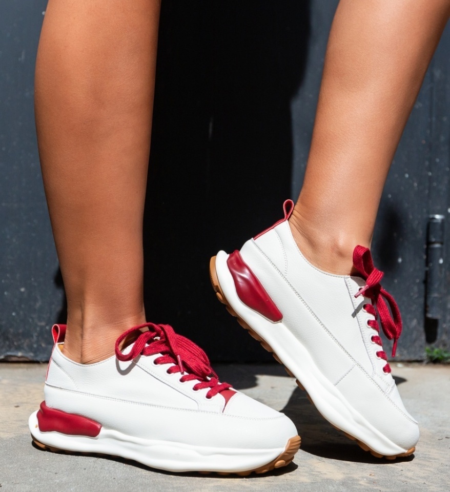 Sneakers dama Bailey Bej 2 - Img 2