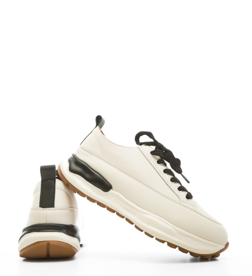 Sneakers dama Bailey Bej 6 - Img 4