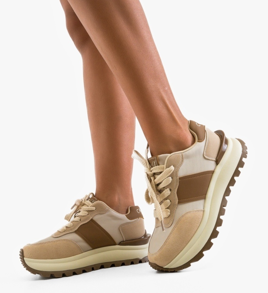 Sneakers dama Carof Khaki - Img 5