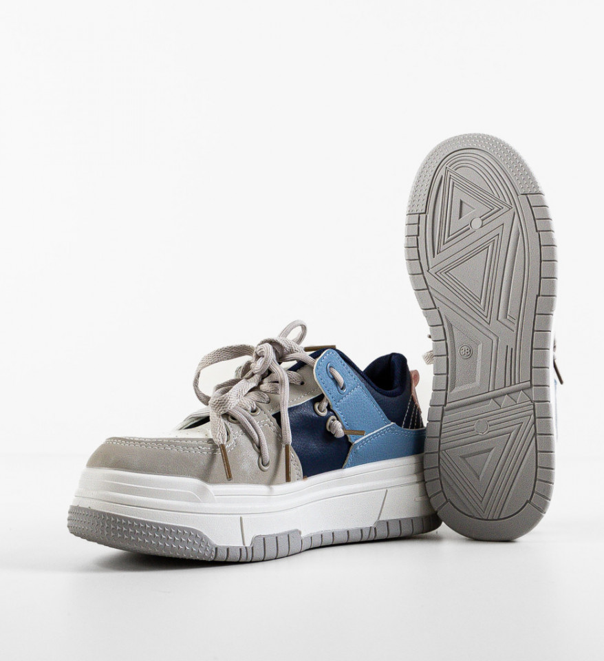 Sneakers dama Deleon Gri - Img 2