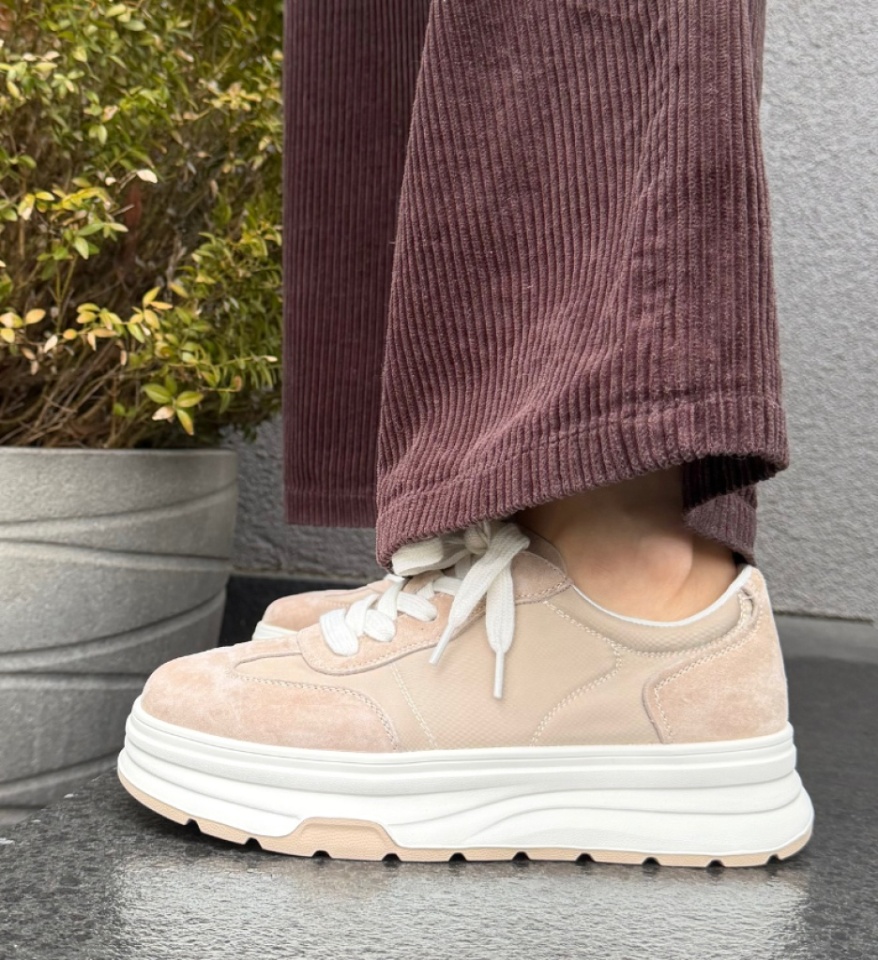 Sneakers dama Dynal Bej - Img 7