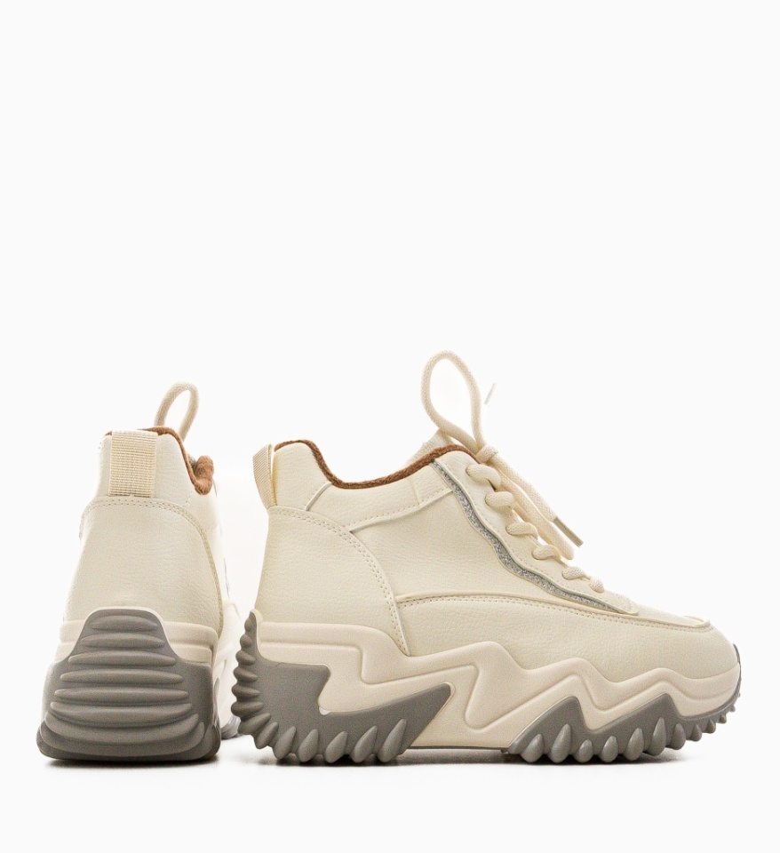Sneakers dama Ergyna Bej - Img 2