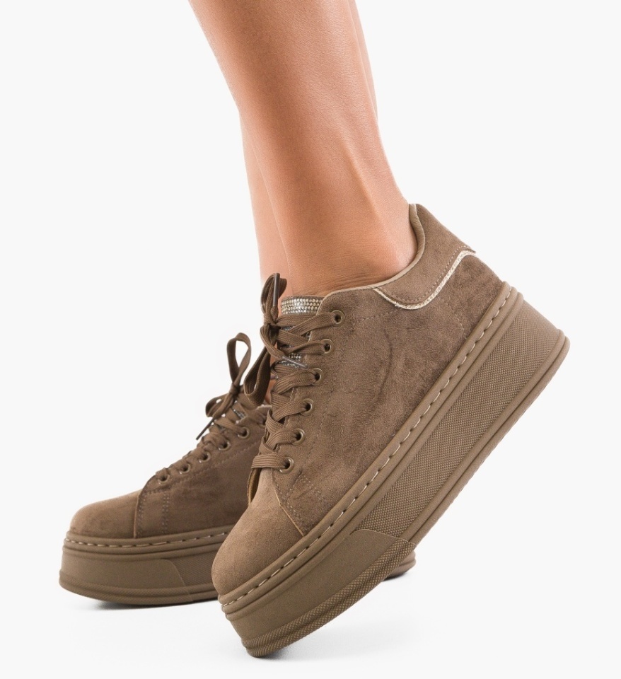 Sneakers dama Fagga Khaki - Img 6
