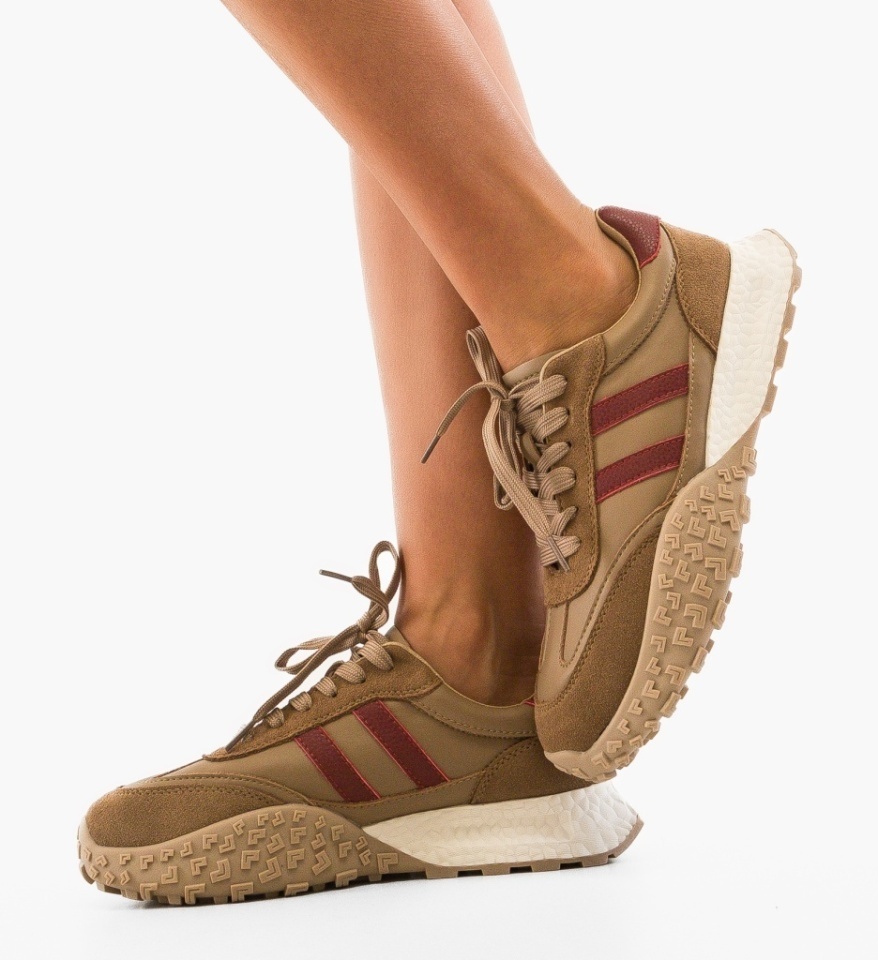 Sneakers dama Forale Khaki - Img 4