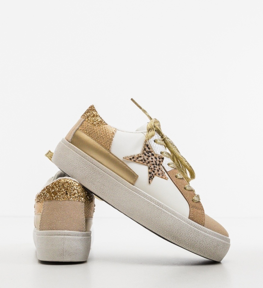 Sneakers dama Gaba Bej - Img 5