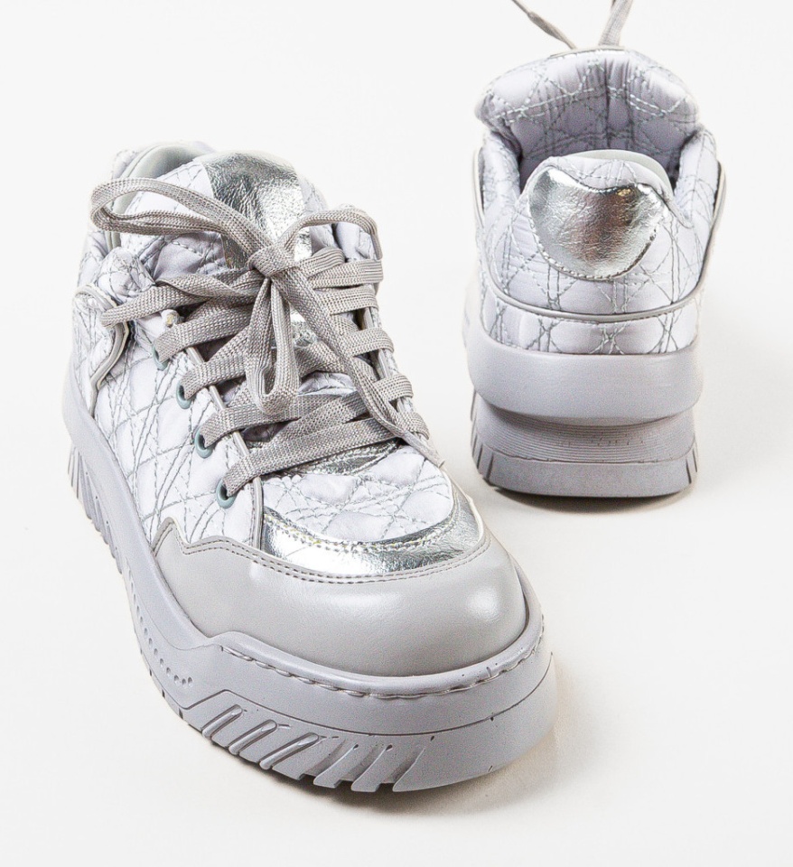 Sneakers dama Gaston Gri - Img 12