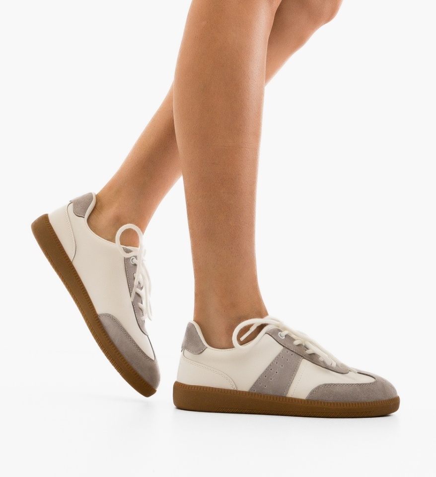 Sneakers dama Gazelle Gri - Img 6