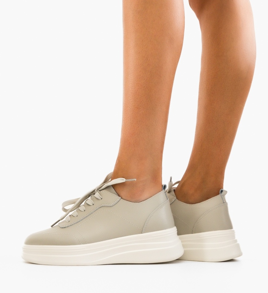 Sneakers Dama Haley Gri - Img 5
