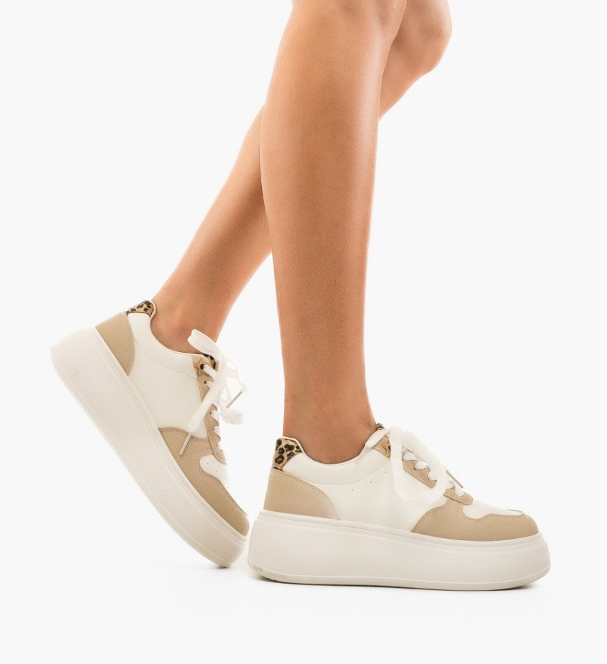 Sneakers dama Halima Bej - Img 5