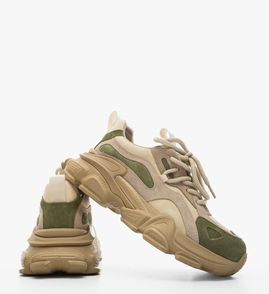Sneakers dama Hurem Bej 3 - Img 3