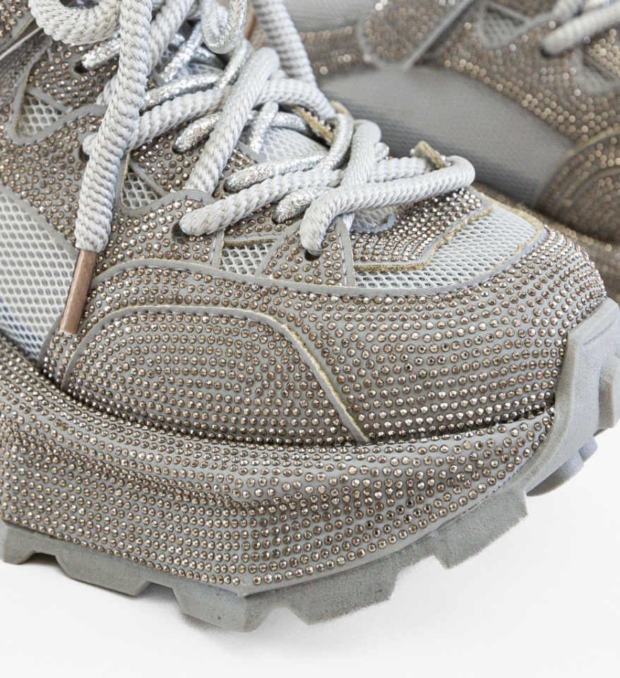 Sneakers dama Kombat Gri - Img 2