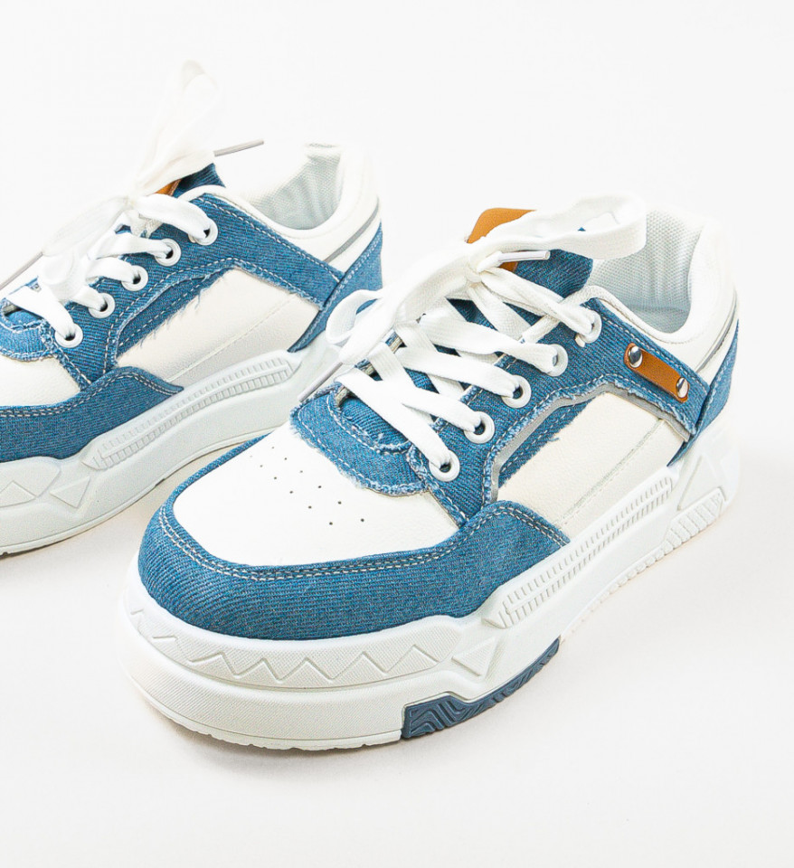 Sneakers dama Kryst Albastri - Img 2