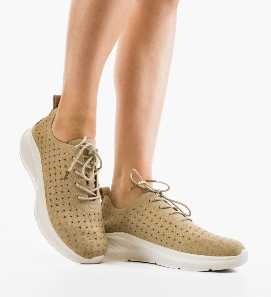 Sneakers dama Lau Khaki - Img 5