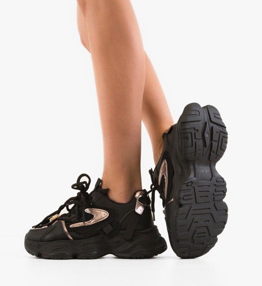 Sneakers dama Lillian Negre - Img 6