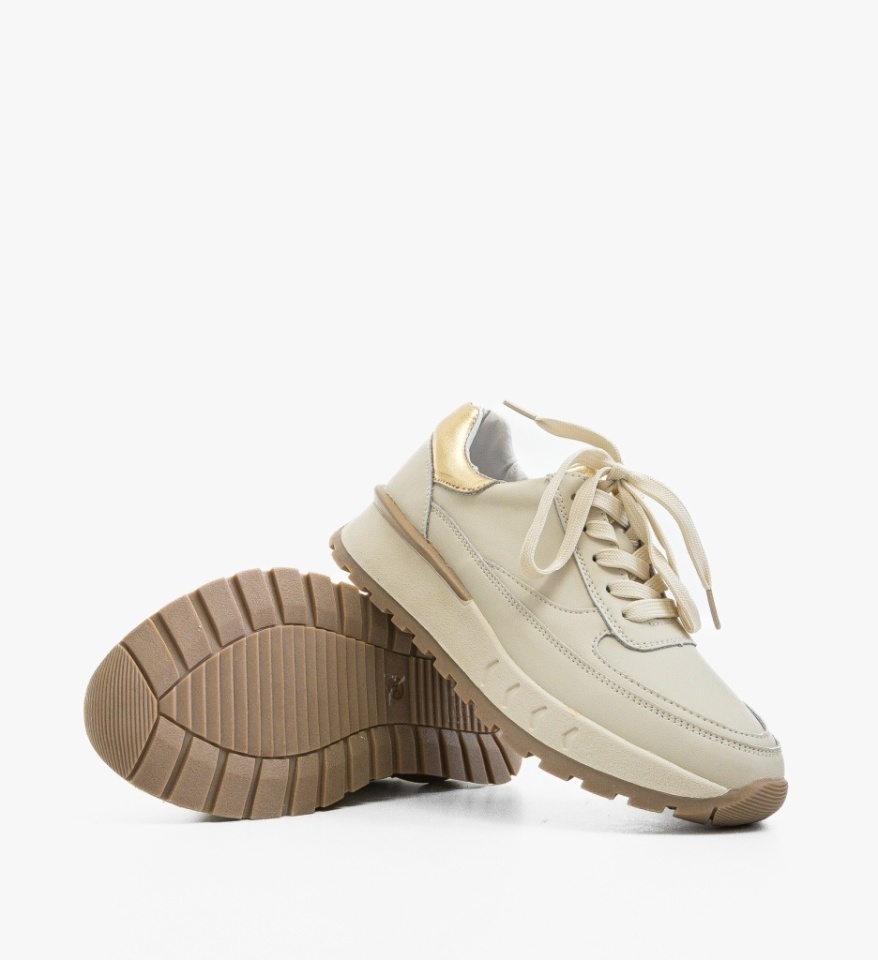 Sneakers dama Myrya Bej - Img 3