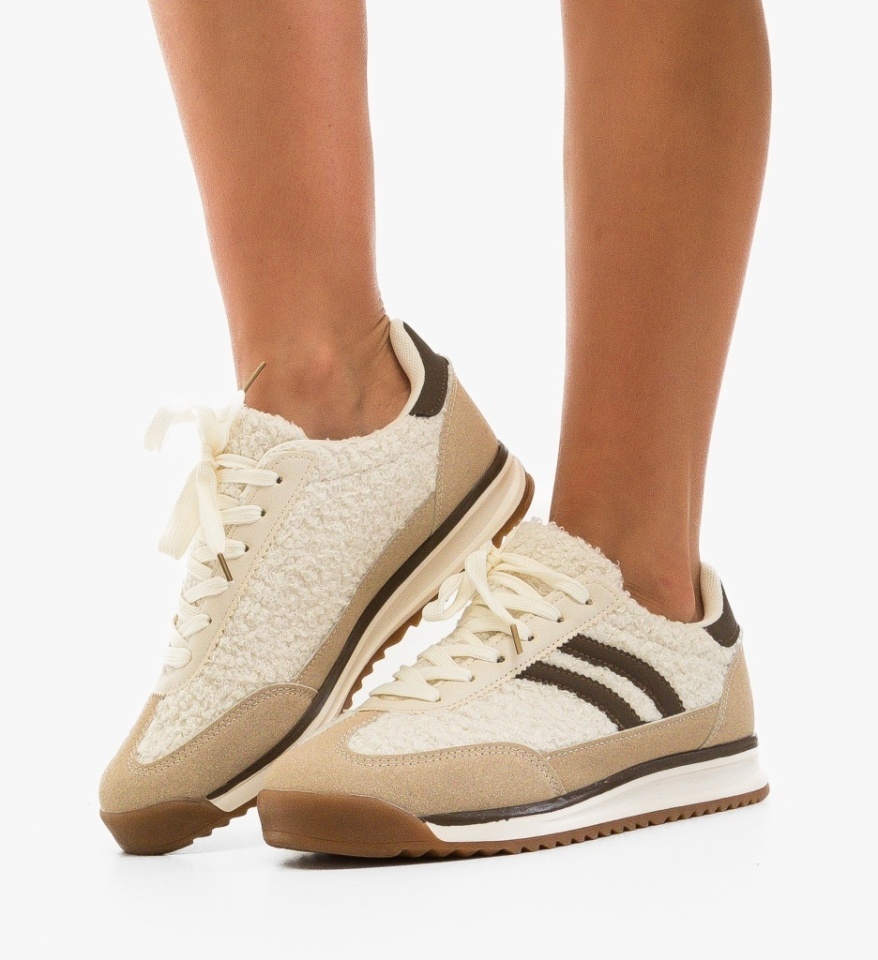 Sneakers dama Namir Bej - Img 6