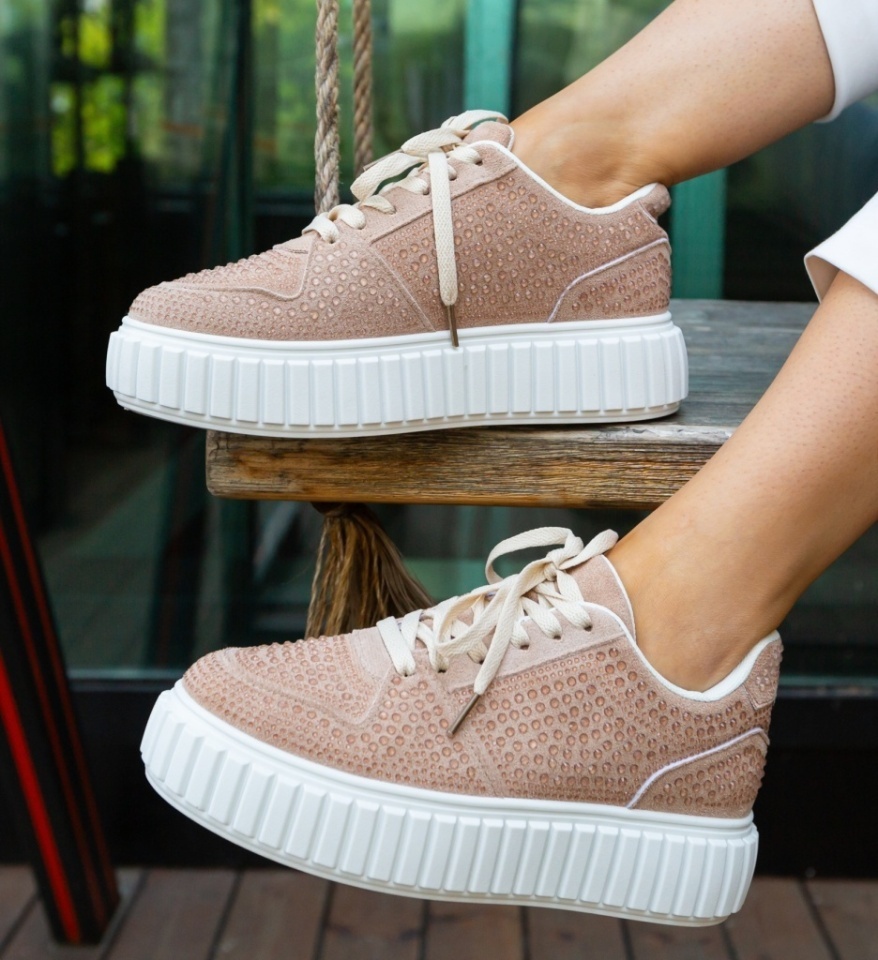 Sneakers dama Nirat Khaki - Img 6