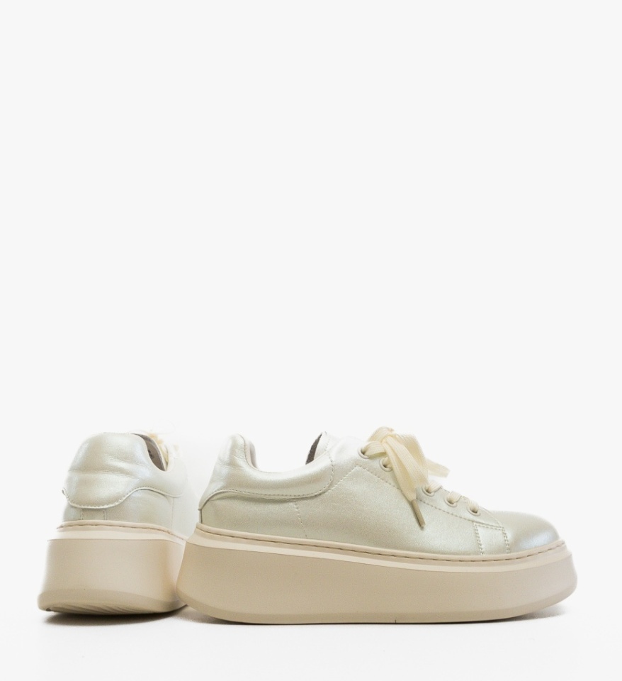 Sneakers dama Onart Bej - Img 3