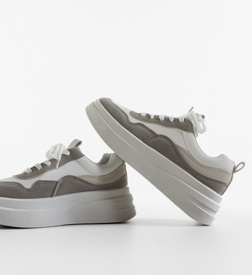 Sneakers dama Oradela Gri 2 - Img 2