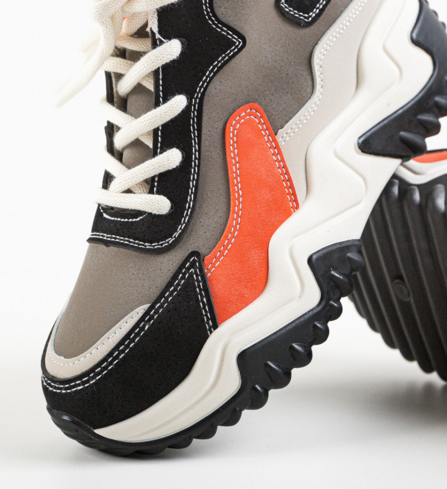 Sneakers dama Orangyna Gri - Img 3