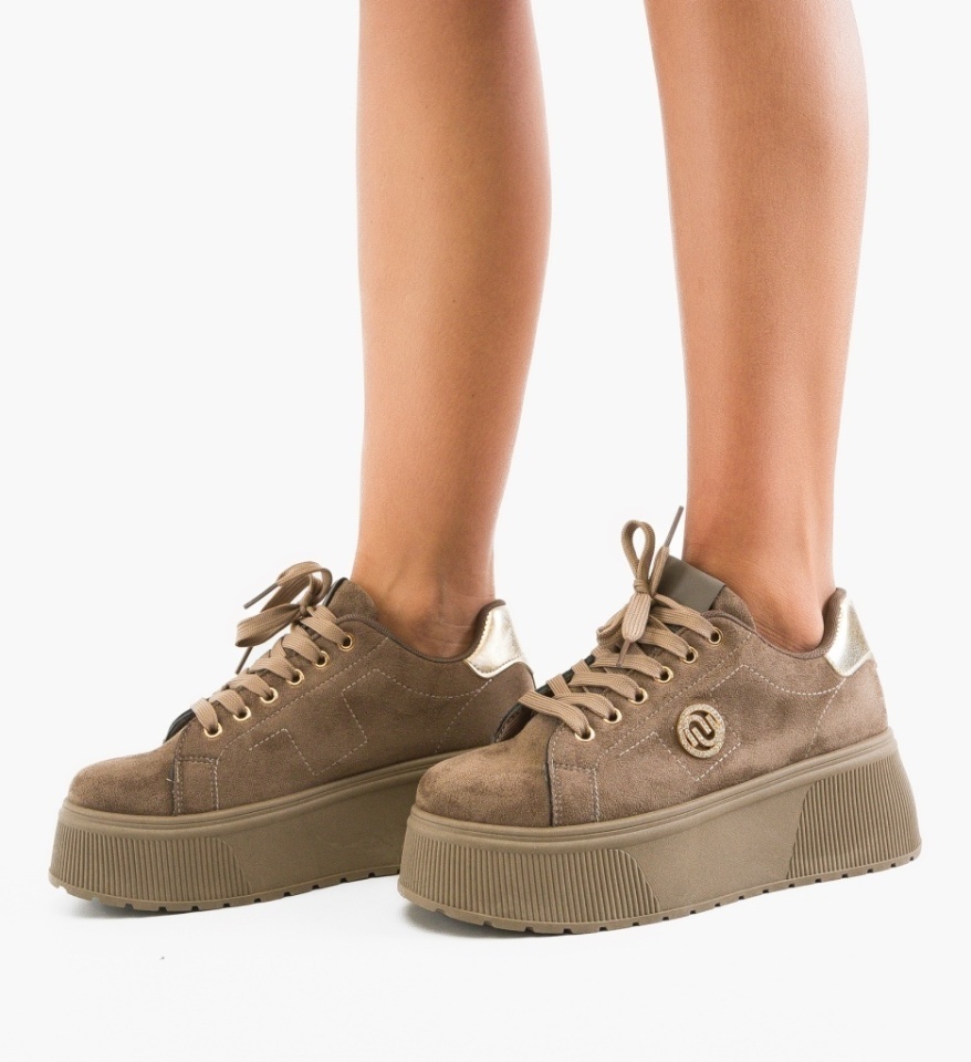 Sneakers dama Ryban Khaki - Img 5