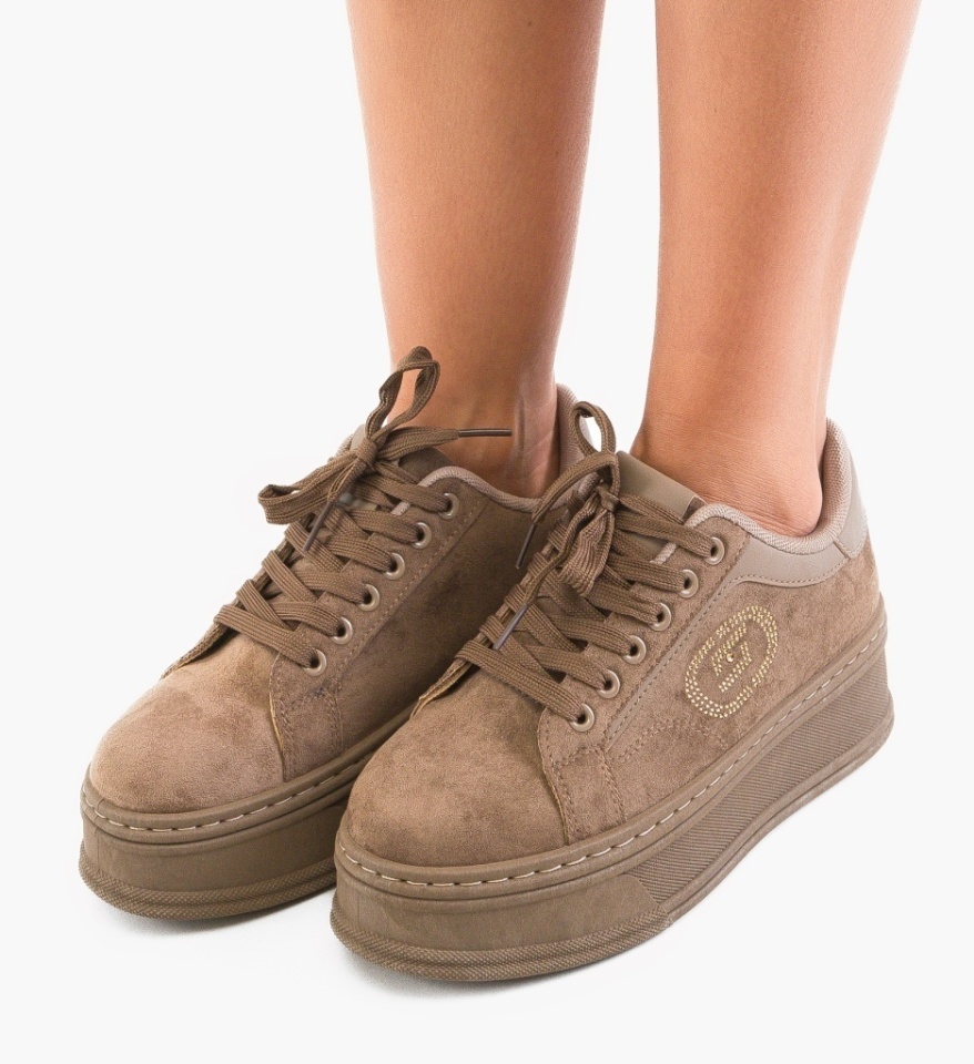 Sneakers dama Skila Khaki - Img 4