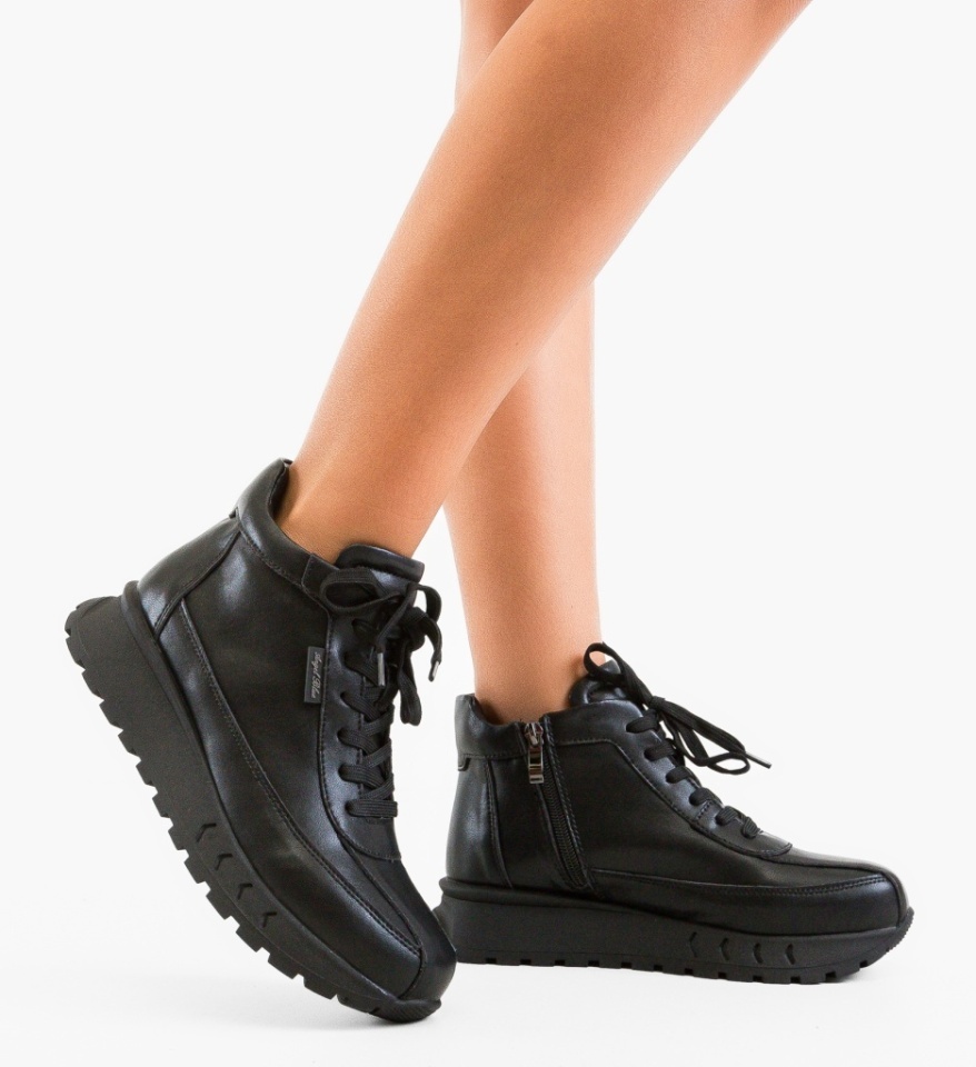Sneakers dama Tek Negre - Img 4