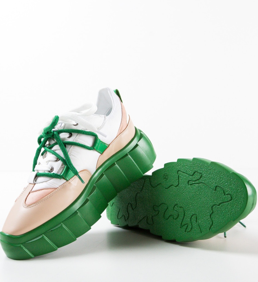 Sneakers dama Topy Bej - Img 4