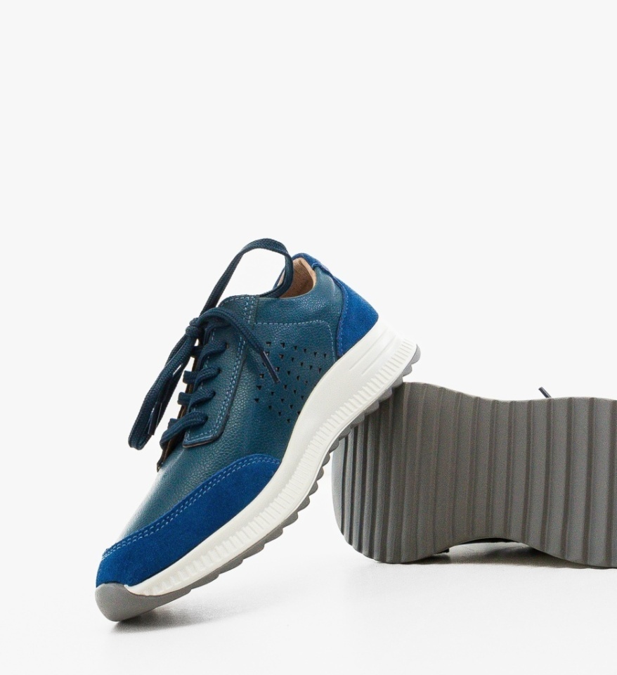 Sneakers dama Trybary Albastri - Img 3