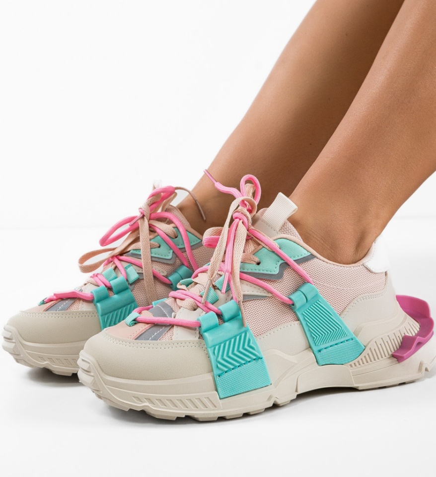 Sneakers dama Tucker Turcoaz - Img 5