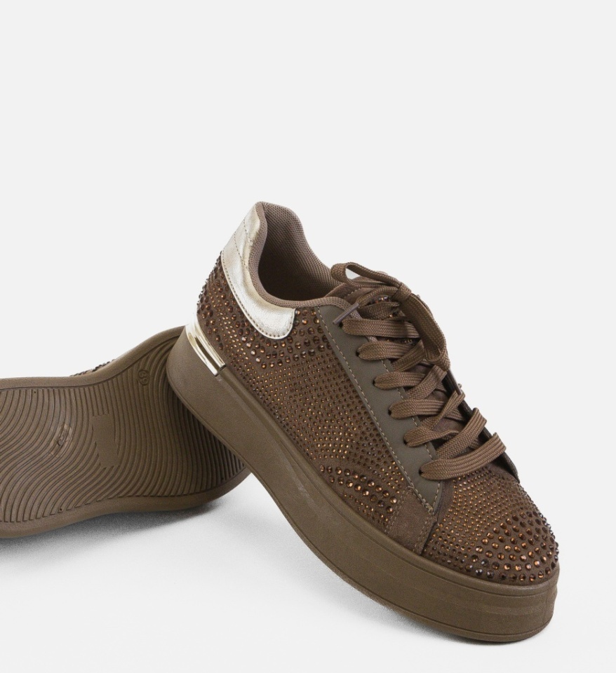 Sneakers dama Tzany Khaki - Img 3