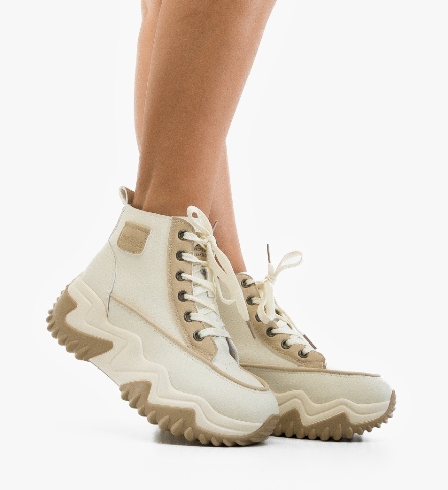 Sneakers dama Vevery Khaki - Img 5
