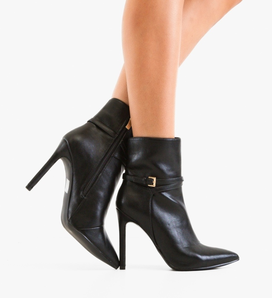 Botine dama Barbara Negre - Img 4