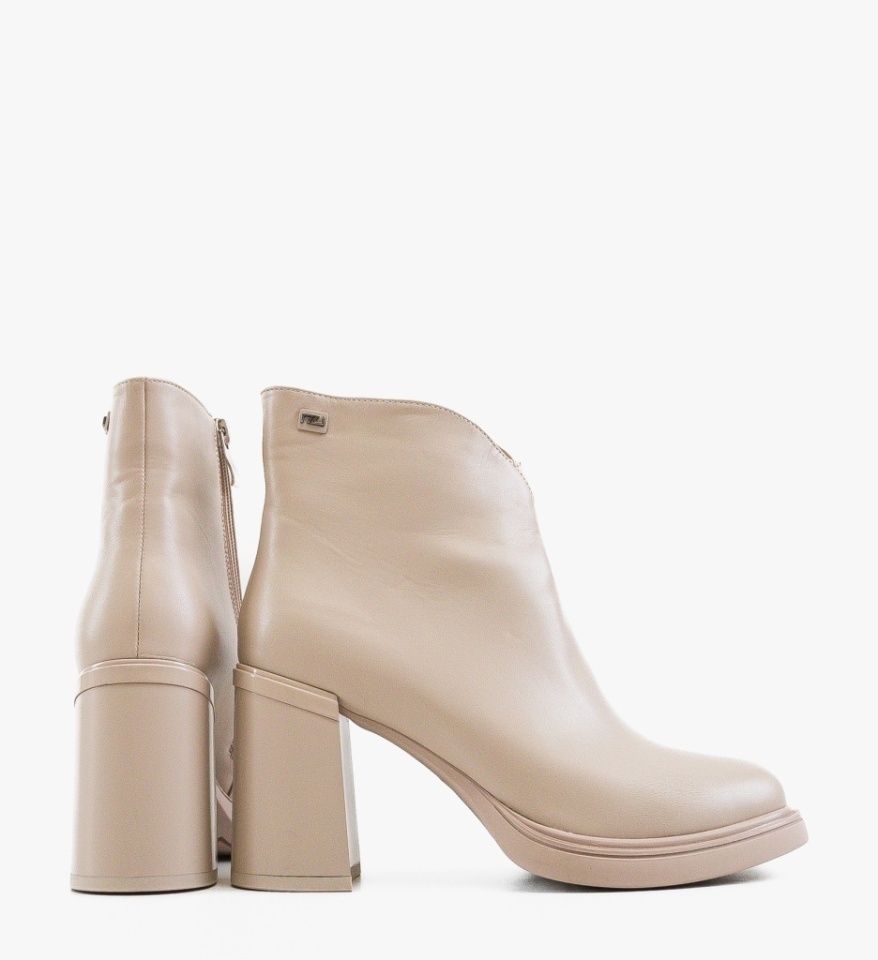 Botine dama Chantel Bej - Img 3