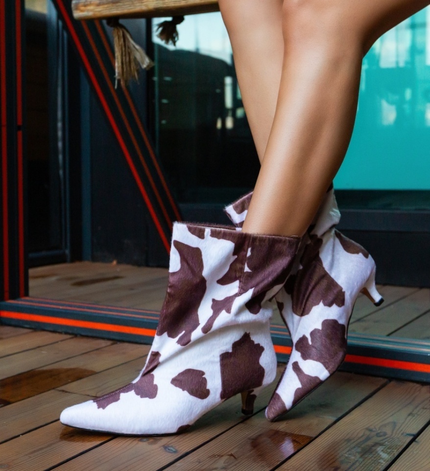 Botine dama Cow Print - Img 6