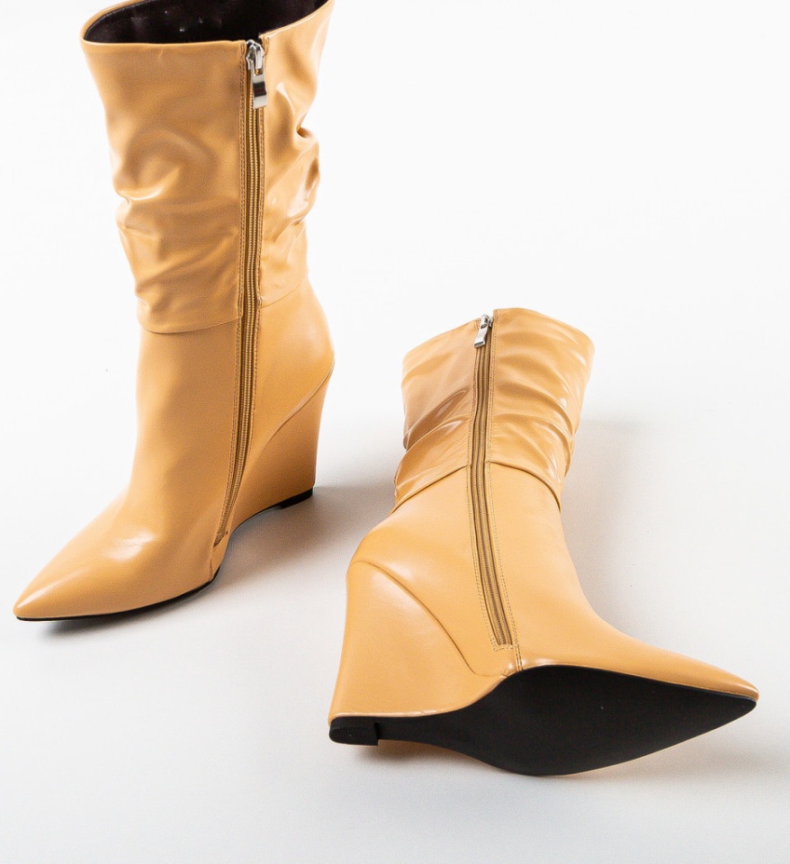 Botine dama Freeman Bej - Img 12