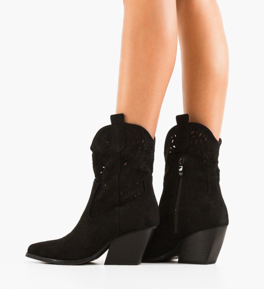 Botine dama Kimberle Negre - Img 4