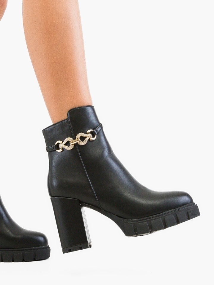Botine dama Skyha Negre - Img 4