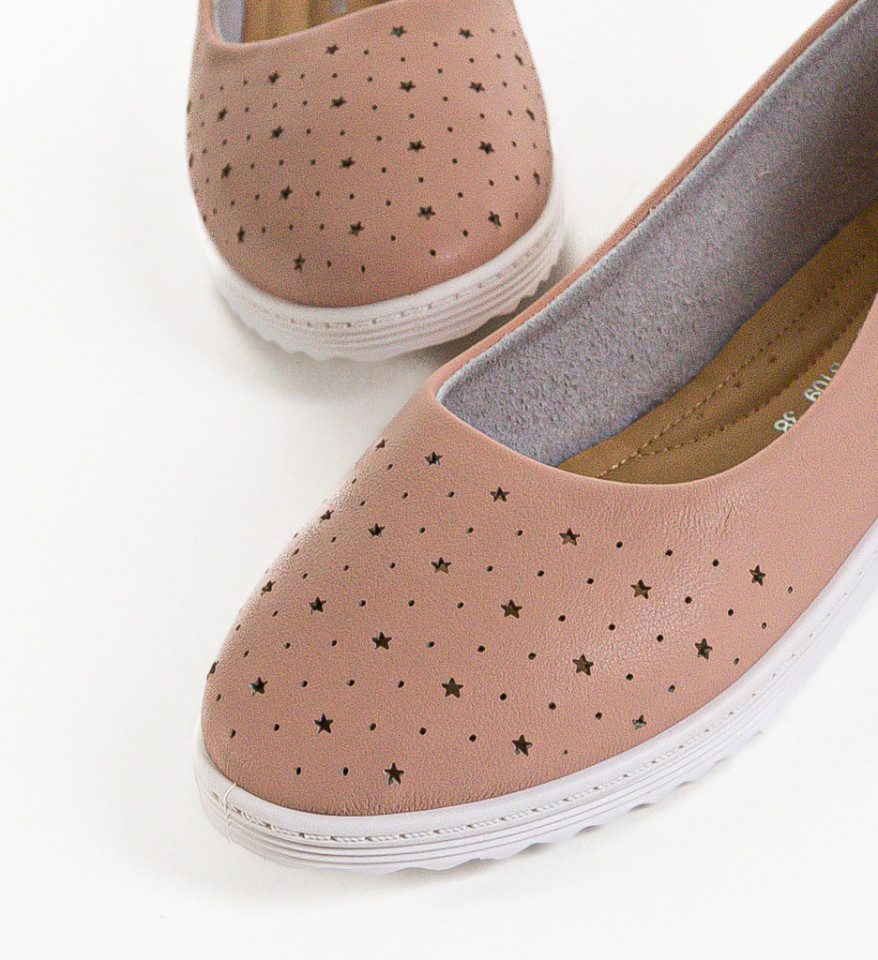 Espadrile Casual Tribac Roz - Img 2