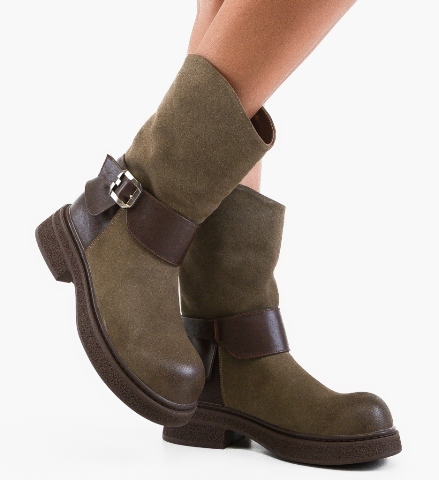 Ghete dama Opal Khaki - Img 6