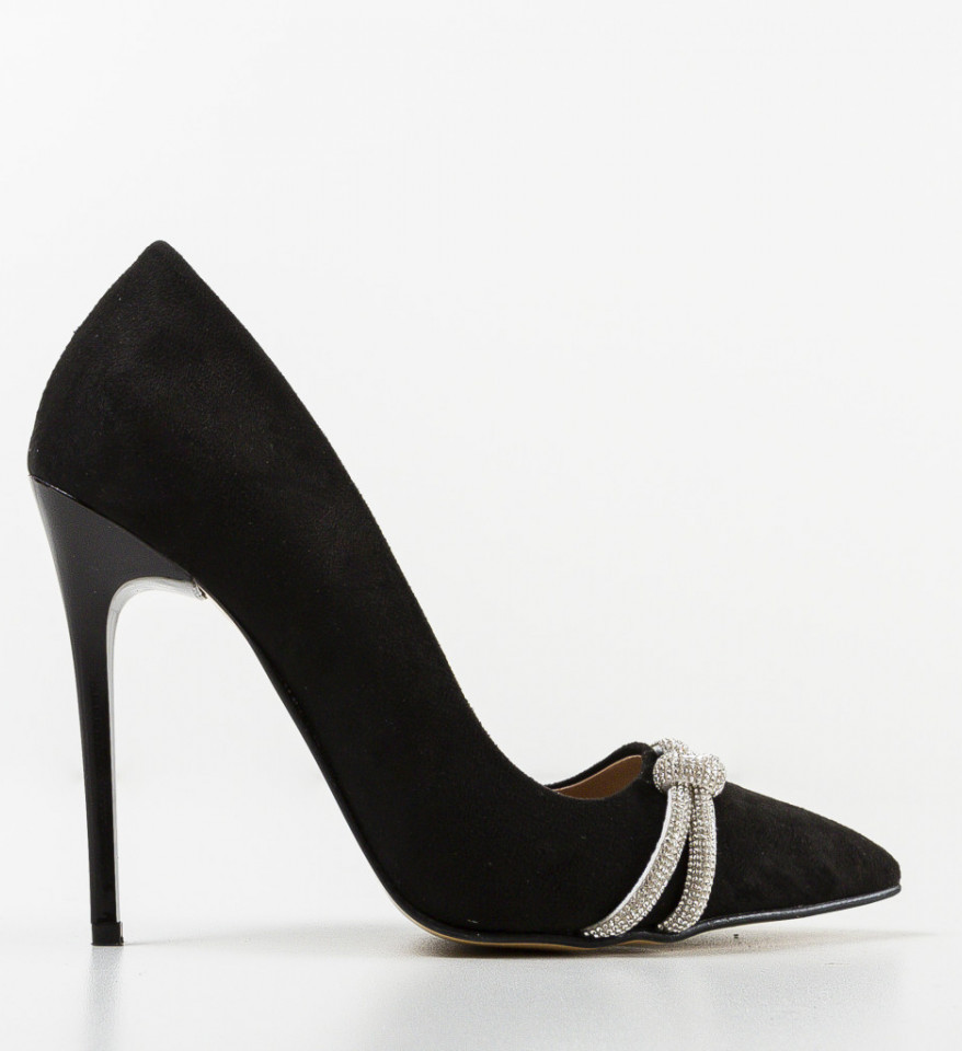 Pantofi Casette Negri