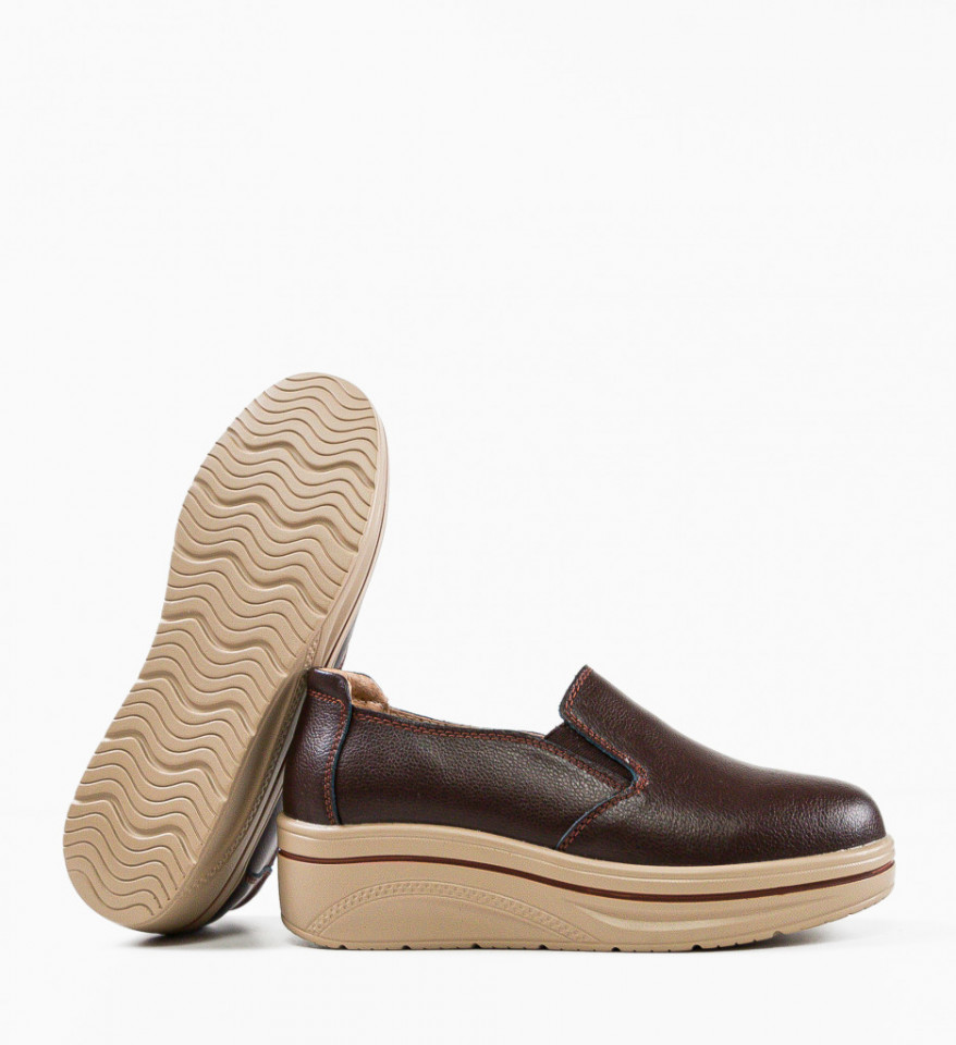 Pantofi Casual Alpino Maro - Img 4