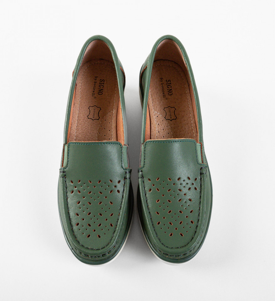 Pantofi Casual Atic Verzi - Img 3