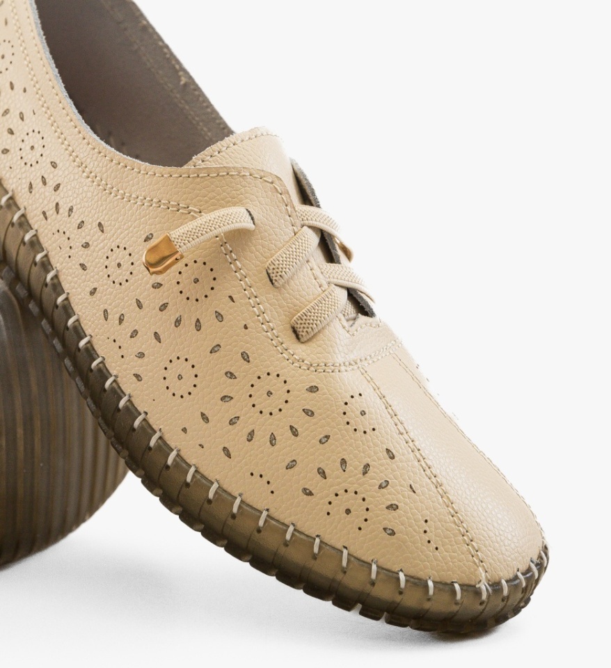 Pantofi Casual Azukar Bej - Img 2