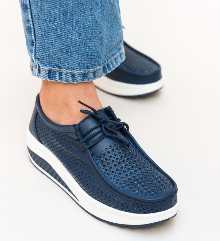 Pantofi Casual Baroco Bleumarin - Img 10