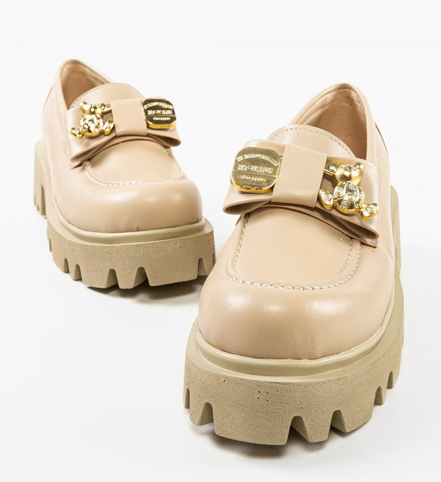 Pantofi Casual Berry Bej - Img 3