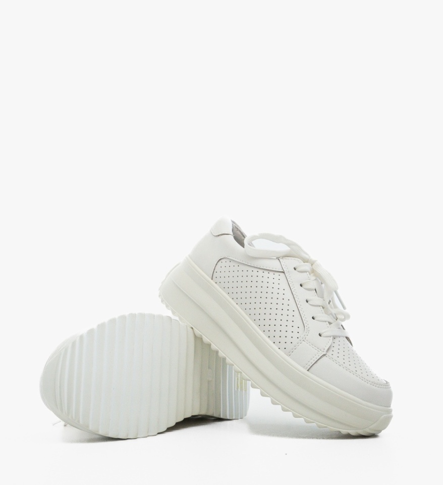 Pantofi Casual Cazmi Albi - Img 2