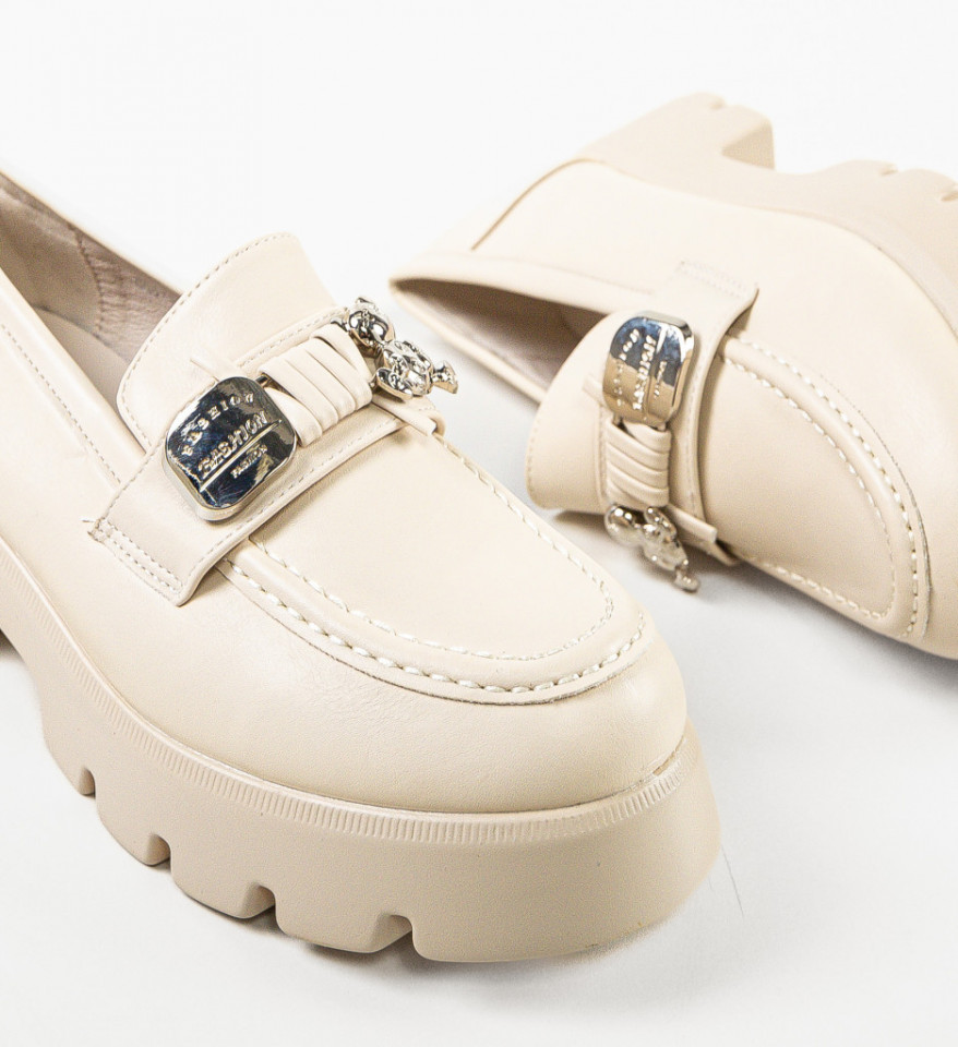 Pantofi Casual dama Ashweather Bej - Img 5