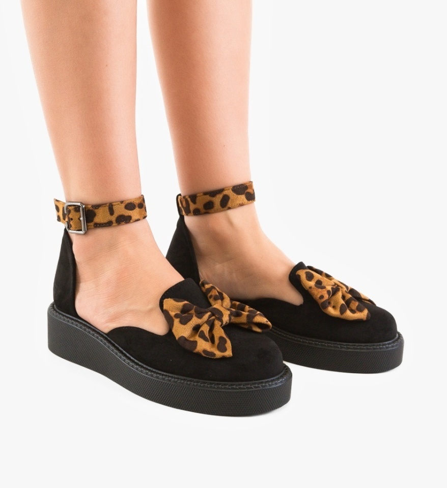 Pantofi Casual dama Elona Negri 2 - Img 3