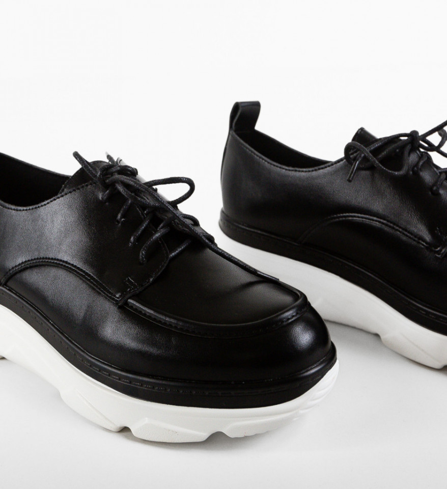 Pantofi casual dama Frelly Negri - Img 3